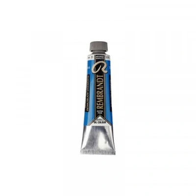Image de Peinture à l&#039;huile extra fine en tube bleu phtalo verdâtre 40ml Rembrandt