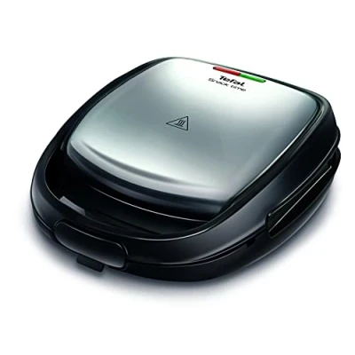 Afbeelding van Tefal SW341D12 tosti ijzer 700 W Zwart, Roestvrij staal