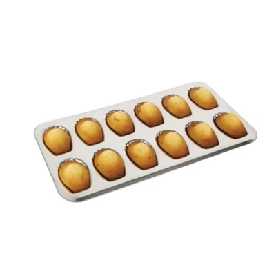Afbeelding van GOBEL Plaat van 12 madeleines Blik Recyclebaar materiaal Afmetingen: 39,5 x 20 1,7 cm
