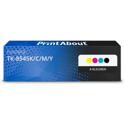 Afbeelding van Huismerk Kyocera TK 8545K/C/M/Y Toner 4 kleuren Multipack