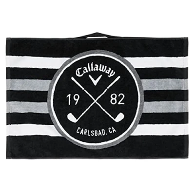 Afbeelding van Callaway Golf Handdoek, uniseks, zwart/wit/antraciet, één maat