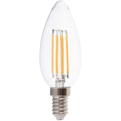 Afbeelding van V TAC VT 21125 LED Lampen Kaars E14 IP20 Helder 5,5 Watt 600 Lumen 4000K 2 Jaar