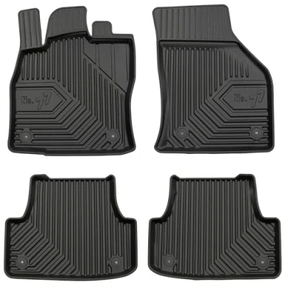 Afbeelding van M MOTOS rubberen vloermatten voor Audi A3 Sportback 8V 2013 2020 Maak autorijden comfortabeler met de zwarte antislip automat No.77 Vloermat alle weersomstandigheden, bescherming tegen vuil
