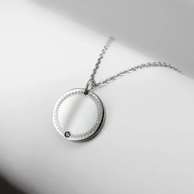 Image de Ponytail&amp;Co Pendentif Pièce porte bonheur Acier