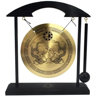 Afbeelding van Zen Feng Shui decoratie messing van gong H1302