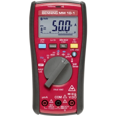 Afbeelding van Benning MM 10 1 Multimeter Digitaal Datalogger CAT IV 600 V Weergave (counts): 6000
