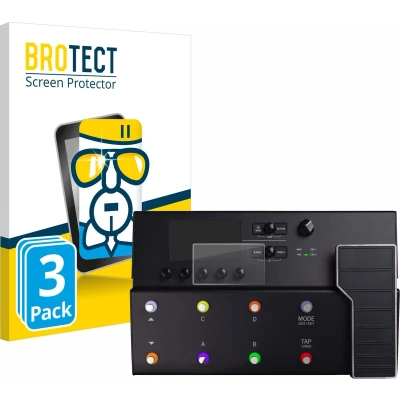 Afbeelding van BROTECT Screenprotector voor Line 6 POD GO Folie Beschermfolie Beschermglas transparant (3 Stuks)