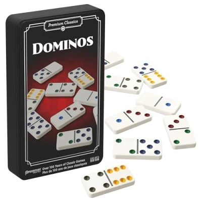 Afbeelding van Goliath Double Six Dominoes Actiespel Familiespel Domino Denkspel