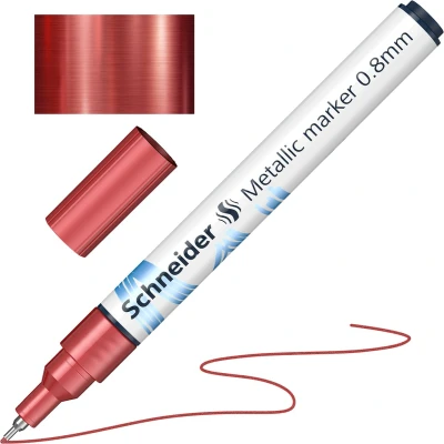 Afbeelding van Schneider metallic marker Paint it 010 0.8mm rood S ML01001124