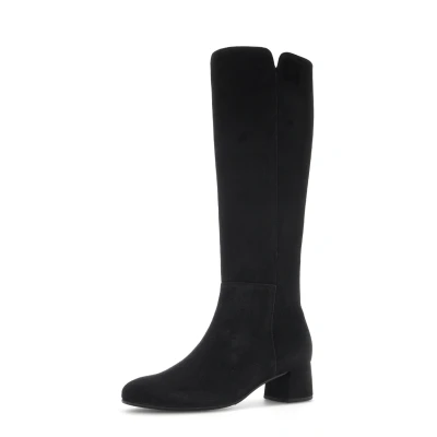 Afbeelding van Gabor Laarzen, Dames, Maat: 38, Black Leer