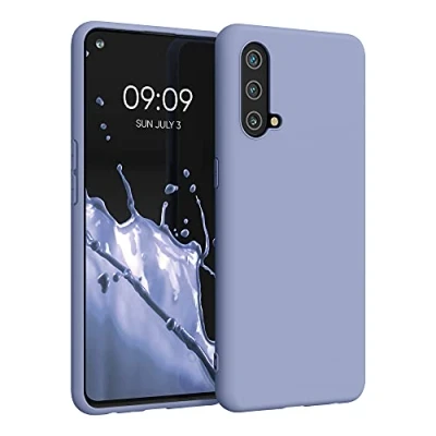 Afbeelding van kwmobile telefoonhoesje geschikt voor OnePlus Nord CE 5G Hoesje smartphone Back cover in lavendelgrijs