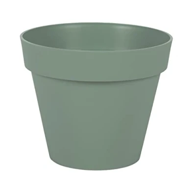 Afbeelding van Bloempot Toscane kunststof groen D20 x H17 cm 3 liter Bloempotten/plantenpotten