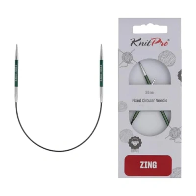 Afbeelding van KnitPro Zing vaste breinaalden rondbreinaalden 22,5 cm x 3 mm