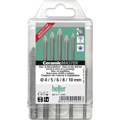 Afbeelding van Heller QuickBit® CeramicMaster 24942 Glas en keramiekborenset 5 delig 1/4 (6.3 mm) 1 set(s)