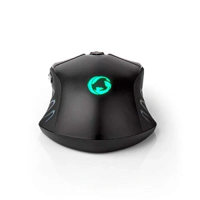 Afbeelding van Nedis Gaming Muis Wired &amp; Wireless 500 / 1000 2000 3000 5000 10000 DPI Instelbare Aantal knoppen: 7 Programmeerbare knoppen Rechtshandig 1.50 m RGB