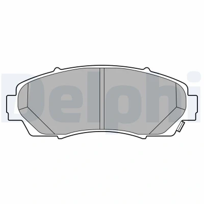 Afbeelding van DELPHI LP3613 Remblokkenset Met akoestische slijtagewaarschuwing anti kreukplaat toebehoren HONDA: CR V 5