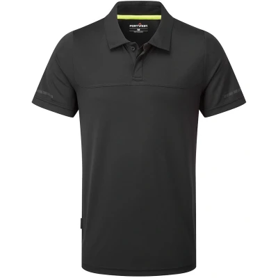 Afbeelding van EV4 Lichtgewicht Poloshirt korte mouw maat M, Black
