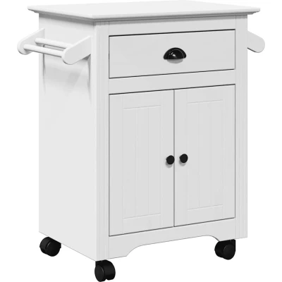 Afbeelding van vidaXL Keukentrolley BODO 72x45x80 cm wit