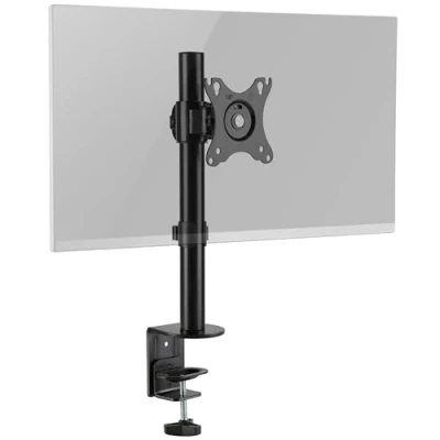 Afbeelding van RICOO monitorhouder tafel, VESA tafelhouder voor 17 32 inch, 1 monitorarm TS3411, beeldschermhouder kantelbaar zwenkbaar houder