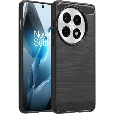 Afbeelding van imoshion Hoesje Geschikt voor OnePlus 13 Siliconen Brushed Backcover Zwart