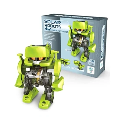 Afbeelding van 12 in 1 Hydraulische Solar Robot Dinosaurus DIY Zonne Energie Transformer 150+ onderdelen Educatief