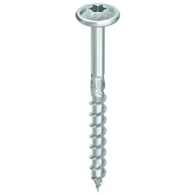 Afbeelding van HECO TOPIX Plus tellerkopschroef 8x200mm verzinkt deeldraad T40 61319 (Per 50 stuks)