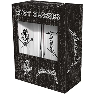 Afbeelding van Metallica Scary Guy Unisex borrelglazenset transparant glas