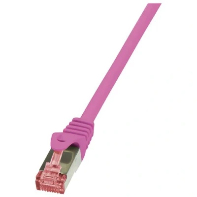 Image de LogiLink PrimeLine cordon de raccordement 3 m rose
