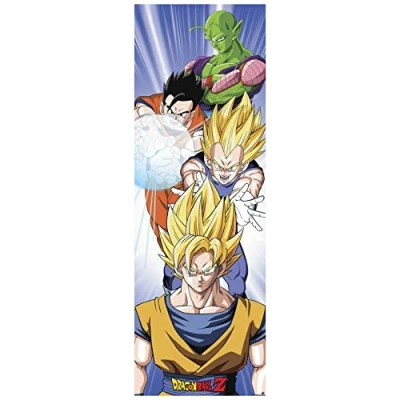 Afbeelding van DRAGON BALL Door Poster Saiyans 53x158