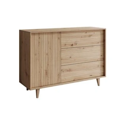 Afbeelding van Meubella Dressoir Fuzeta Eiken 120 cm