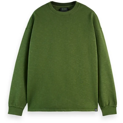 Afbeelding van Scotch &amp; Soda CORE 3 Crosses Sweater, Heren, Maat: XL, Khaki