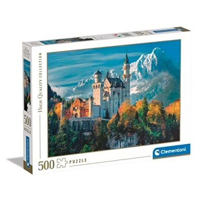 Afbeelding van Clementoni Puzzel 500 Stukjes High Quality Collection Neuschwanstein Castle, Voor Volwassenen en Kinderen, 14 99 jaar, 35146