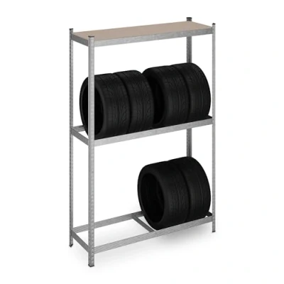Afbeelding van bandenrek voor 8 banden 180 x 120 40 cm tot 795 kg steeksysteem
