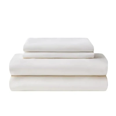 Afbeelding van Sonive Beddengoedset van katoensatijn, draaddichtheid 400, 135 x 200 cm, 50 80 cm 1, wit