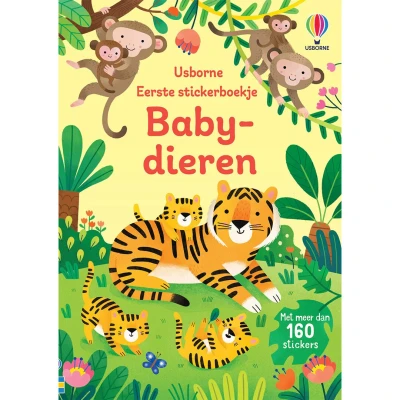 Afbeelding van Uitgeverij usborne eerste stickerboekje babydieren