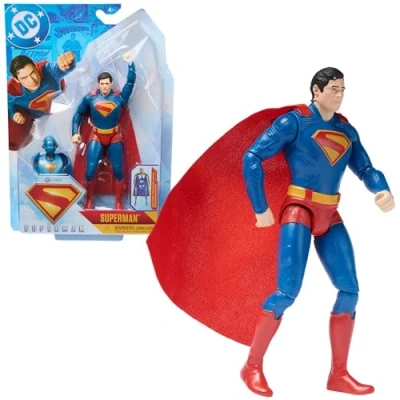 Afbeelding van DC Comics, Superman figuur, 15,2 cm, authentieke stijl uit de film Superman, speelgoed voor kinderen vanaf 4 jaar