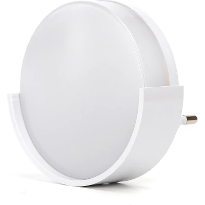 Afbeelding van Nachtlampje rond daglichtwit dagnachtsensor 6500K 1 Watt 40 Lumen