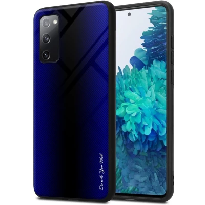 Afbeelding van Cadorabo Hoesje geschikt voor Samsung Galaxy S20 FE in KOBALT PAARS Beschermhoes gemaakt van TPU silicone Case Cover en achterkant gehard glas