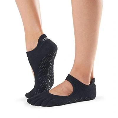 Afbeelding van Toesox Bellarina Grip Full Toe Zwart