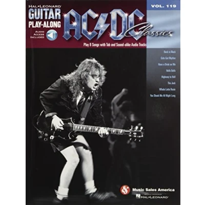 Afbeelding van Guitar Play Along Volume 119 AcDc Classics BookCd Hal Leonard PlayAlong