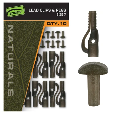 Afbeelding van Fox Naturals Lead Clips &amp; Pegs (Maat 7) (10 Stuks)