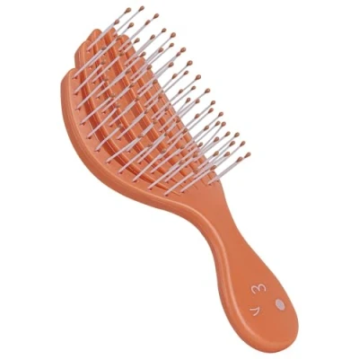 Afbeelding van Ninabella octopus haarborstels voor kinderen Peuter haar borstel Kinder haarborstel peuters en Detangler Oranje