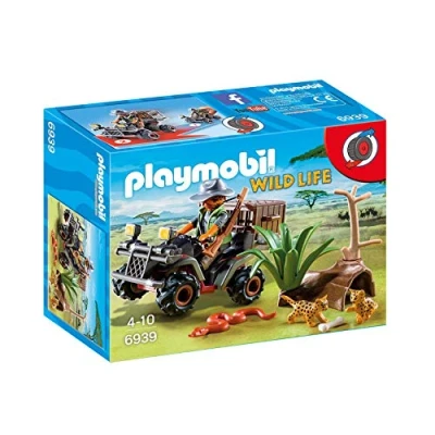 Afbeelding van Playmobil Stroper met quad 6939