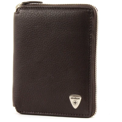 Afbeelding van strellson portemonnee Harrison Johan BillFold V6Z Wallet Dark Brown donkerbruin