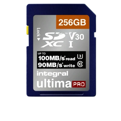 Afbeelding van Geheugenkaart Integral Sdxc V30 256gb