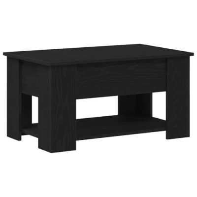 Afbeelding van vidaXL Salontafel Zwart eiken Hout 79 x 49 42,5 cm