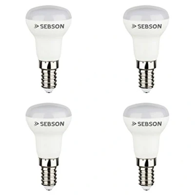 Afbeelding van SEBSON® 4 x E14 R39 led reflectorlamp, 3 W, warmwit, 3000 K, vervangt 20 200 lm, Ra97, 230 V, flikkervrij, reflectorlamp