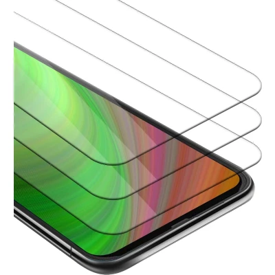 Afbeelding van Cadorabo 3x Screenprotector geschikt voor Motorola ONE FUSION+ Beschermende Pantser Film in KRISTALHELDER Getemperd (Tempered) Display beschermend glas 9H hardheid met 3D Touch