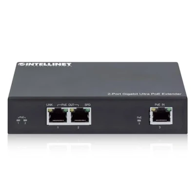 Afbeelding van Intellinet 561600 netwerkextender Netwerkzender Zwart 10, 100, 1000 Mbit/s