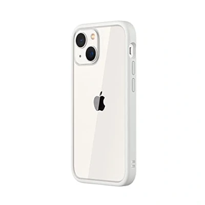 Afbeelding van RHINOSHIELD Hoesje compatibel met [iPhone 13 mini] Mod NX personaliseerbare dunne bescherming schokabsorberende technologie [BPA vrij] wit